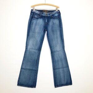Hippie wide leg, embellished, sequin waist, jeans
